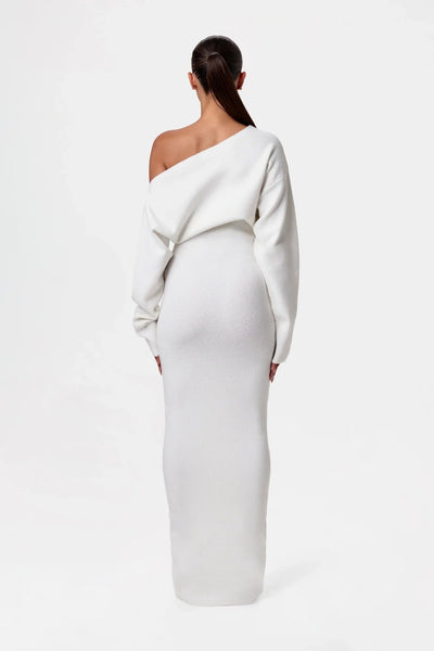 Ida™ | Off Shoulder Sweater Dress