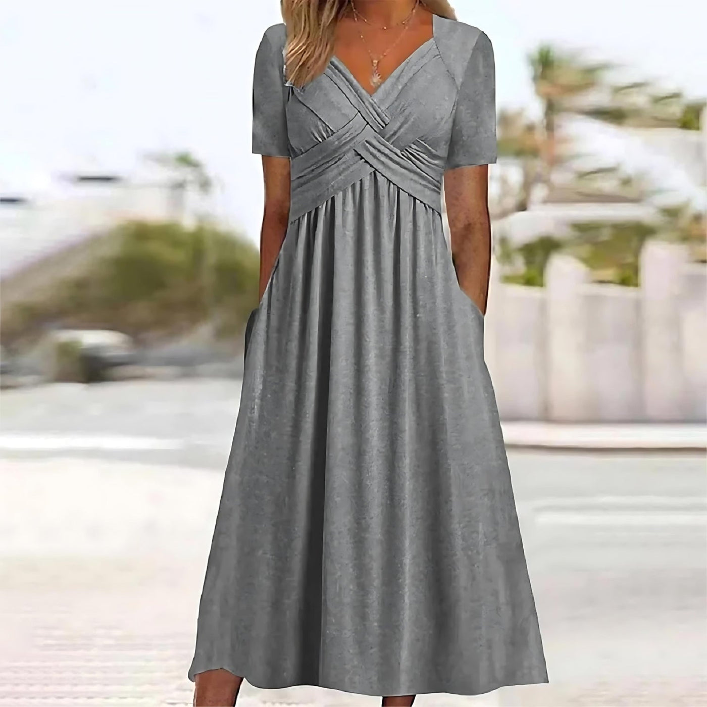 Carmen™ | Midi Dress with Tummy Coverage