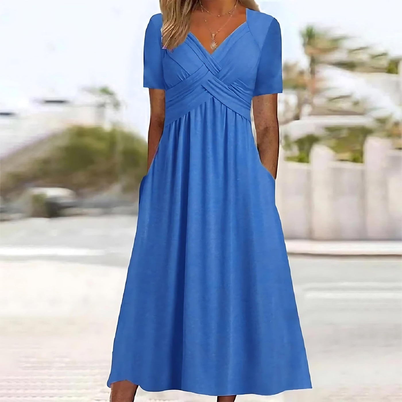 Carmen™ | Midi Dress with Tummy Coverage