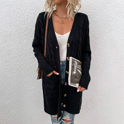Juni | Scandinavian Twisted Knit Cardigan