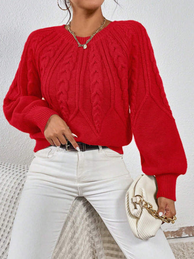 Hannah | Scandinavian Twisted Knit Sweater