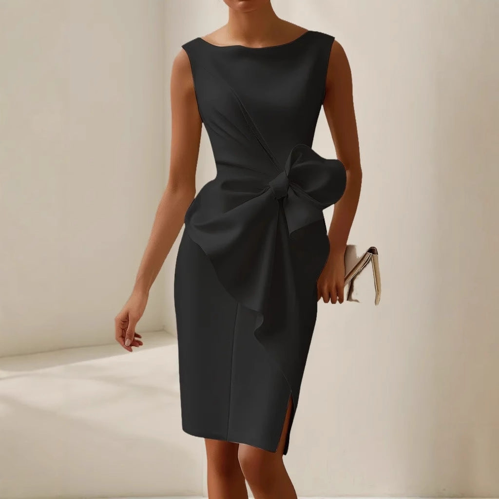Athena™ | Elegant Bow-Tie Dress