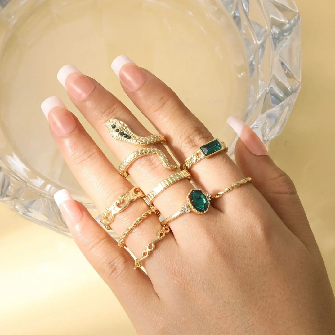 Serpent's Embrace Ring Collection
