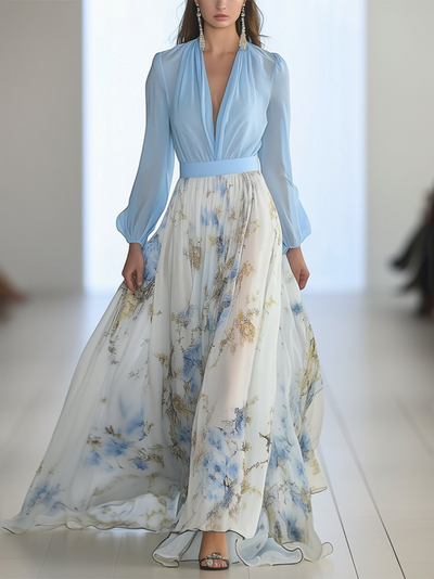Elena™ | Maxi Dress with Dazzling Floral Print