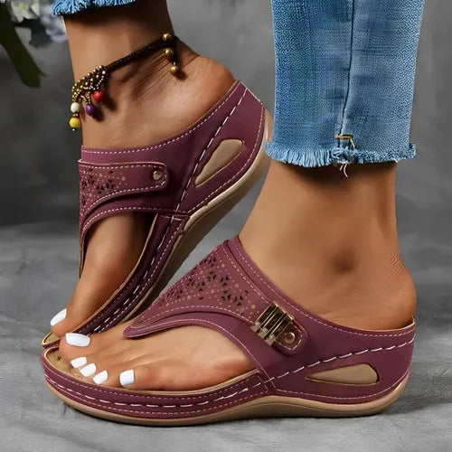 Kaya™ | Orthopaedic Leather Sandals with Arch Support