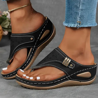 Kaya™ | Orthopaedic Leather Sandals with Arch Support