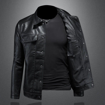 Stalen™ | Stylish Leather Spring Jacket