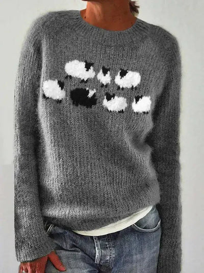 Silla | Retro Knitted Sweater