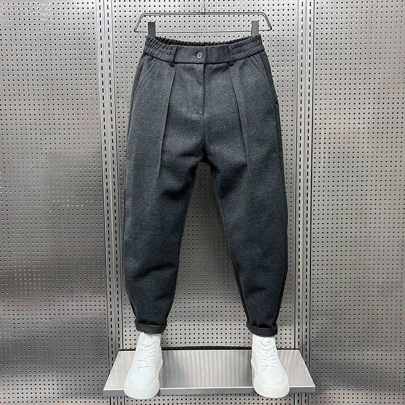 Vallier™ | Elegant Mottled Trousers
