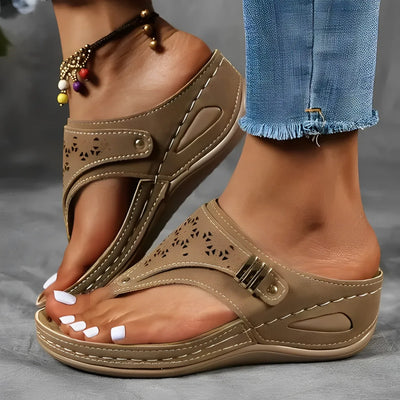 Kaya™ | Orthopaedic Leather Sandals with Arch Support