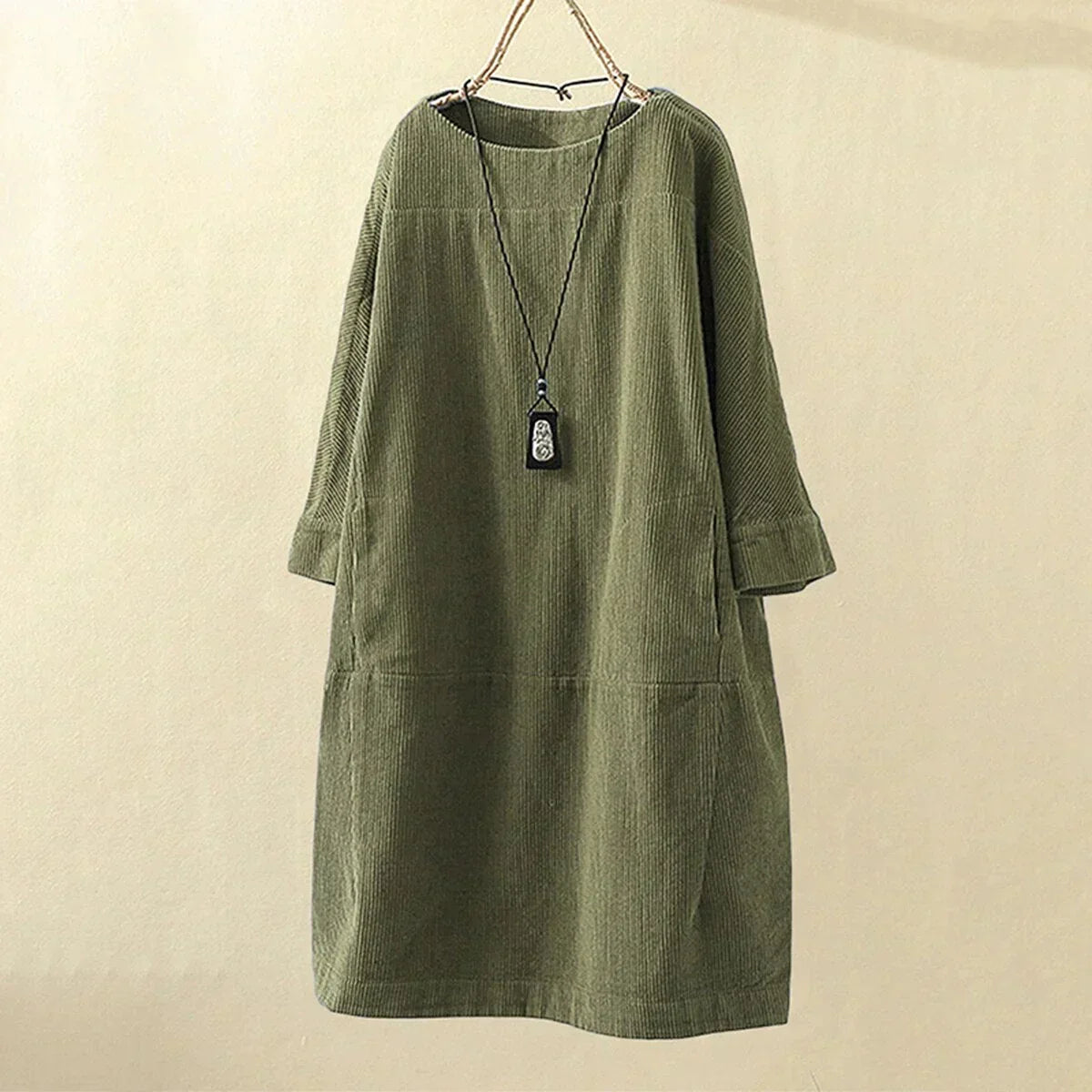 Veronica | Comfortable & Cozy Corduroy Dress