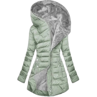 ChillGlam™ | Oversized Hooded Puffer Elegance