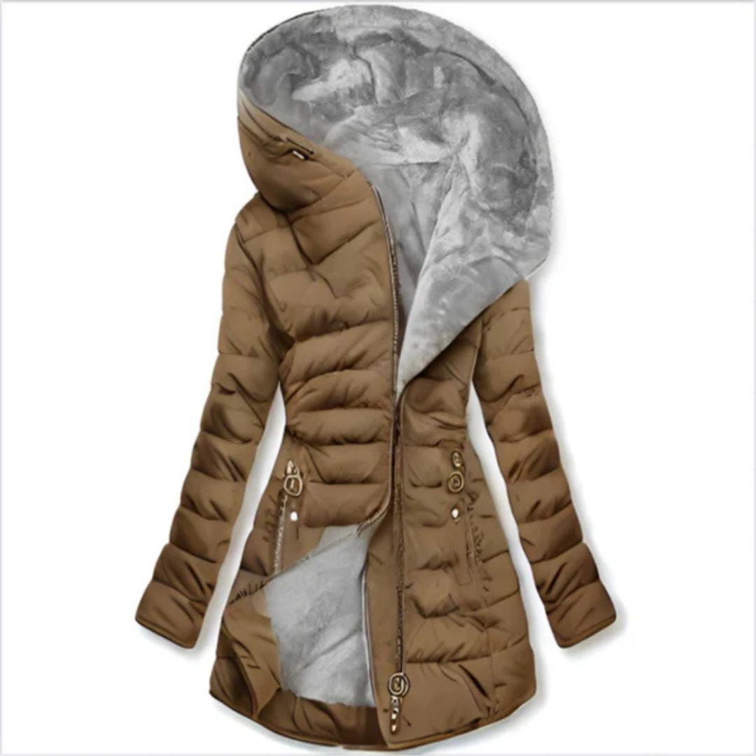 ChillGlam™ | Oversized Hooded Puffer Elegance