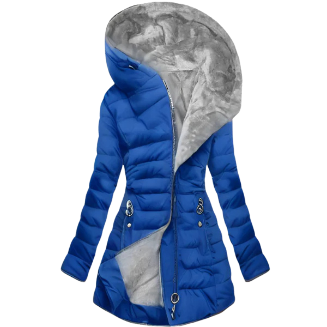 ChillGlam™ | Oversized Hooded Puffer Elegance