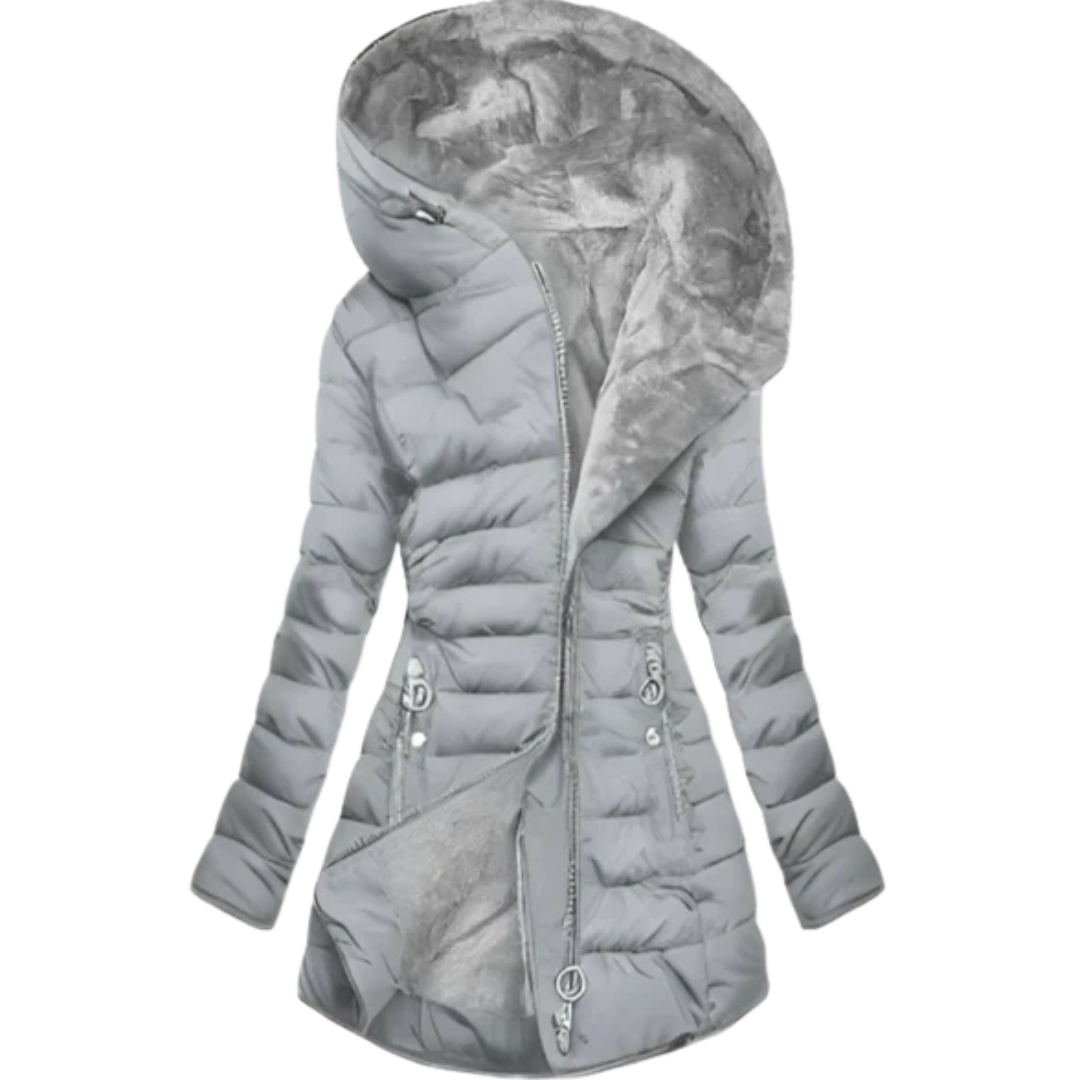 ChillGlam™ | Oversized Hooded Puffer Elegance