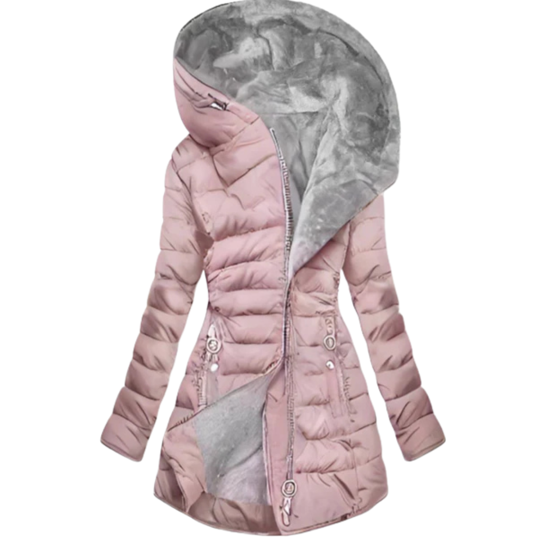 ChillGlam™ | Oversized Hooded Puffer Elegance