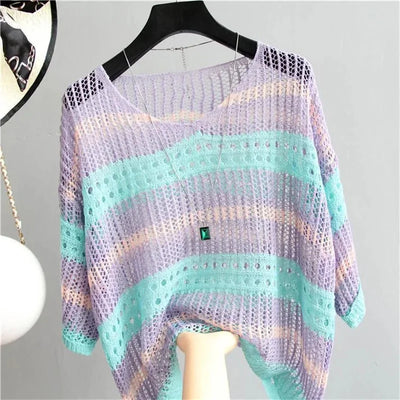 Emelda | Airy Openwork Top