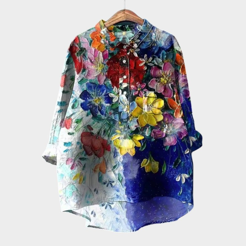 Lena™ | Stylish Cotton Blouse