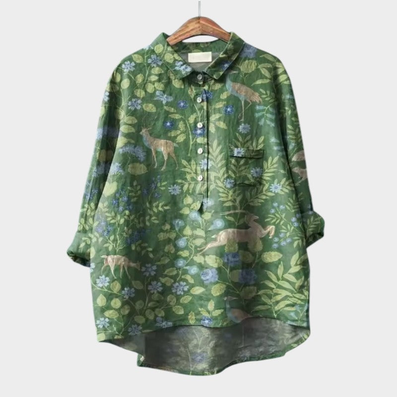 Mariska™ | Stylish Cotton Blouse