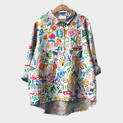 Lena™ | Stylish Cotton Blouse