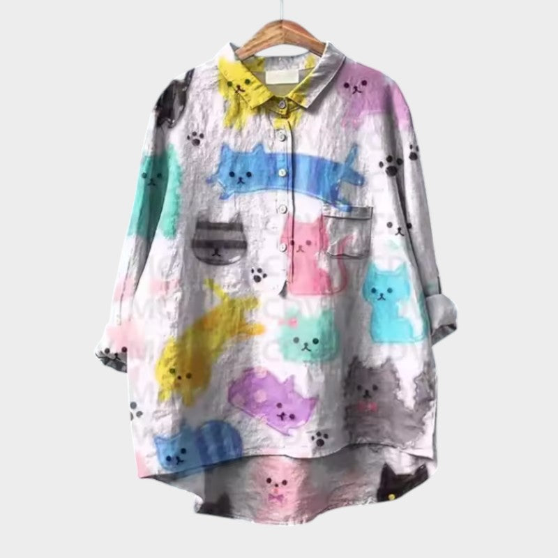 Jenny™ | Stylish Cotton Blouse