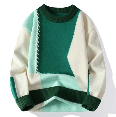 Brunetta | Comfortable Patchwork Pullover