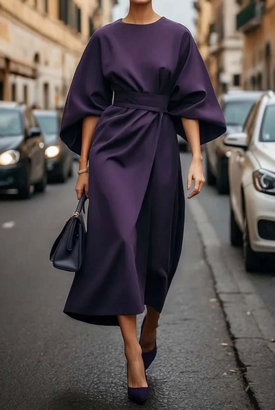 Kyra | Elegant Dress with Wide Sleeves