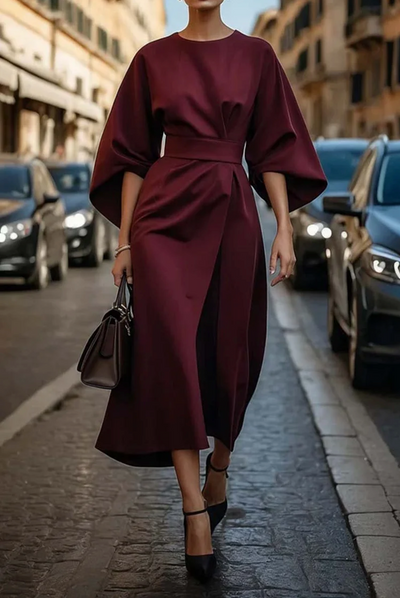 Kyra | Elegant Dress with Wide Sleeves