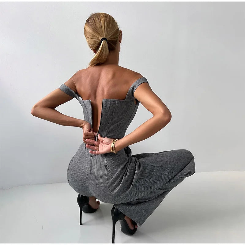Élodie-Lys™ | 3-Piece Set (Corset, Blazer & Trousers)