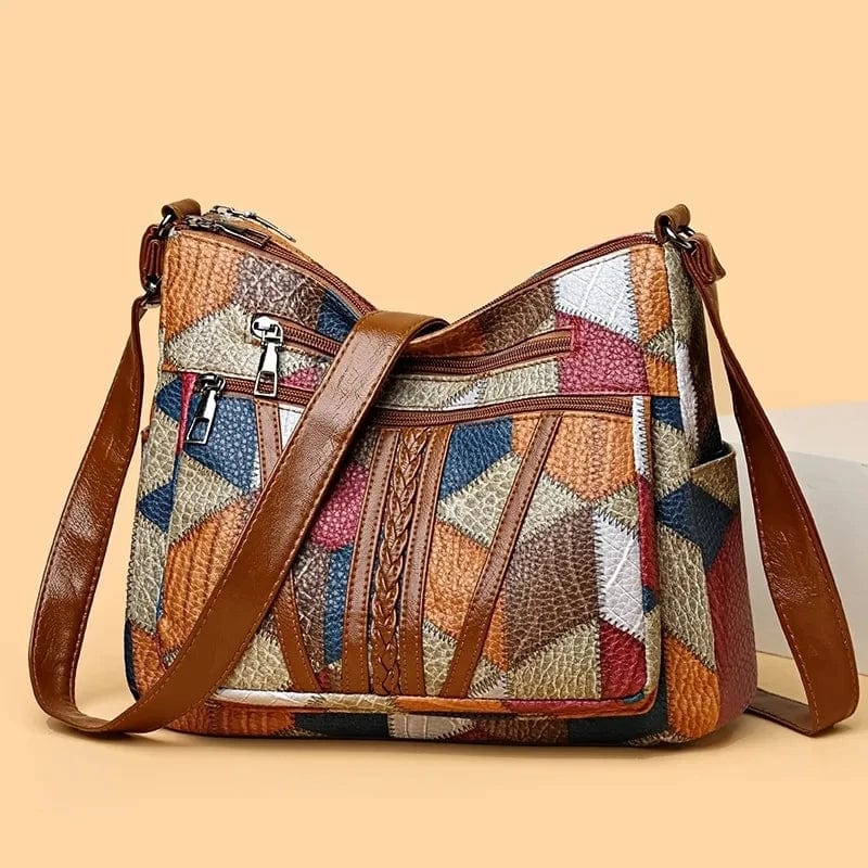 Vanzelli™ | Mosaic Leather Handbag
