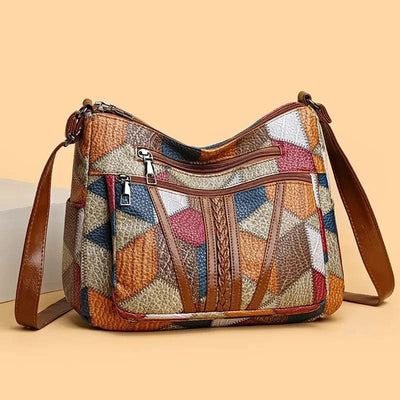 Vanzelli™ | Mosaic Leather Handbag