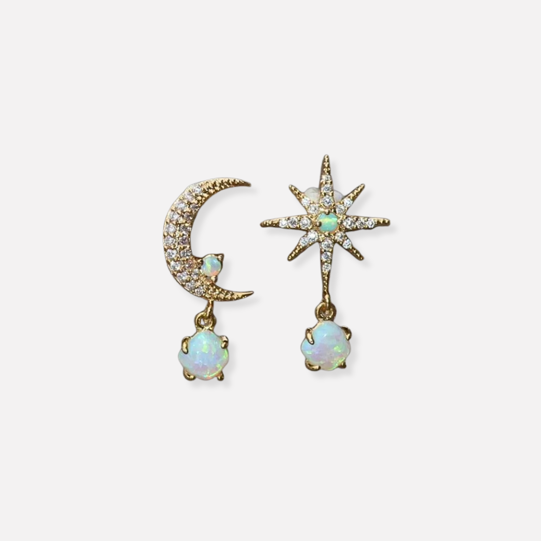 Star classic pearl earrings