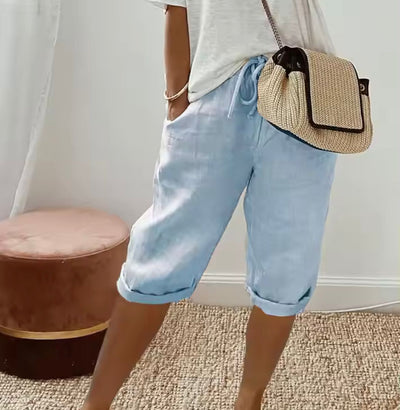 Hedwig™ | Short Linen Trousers