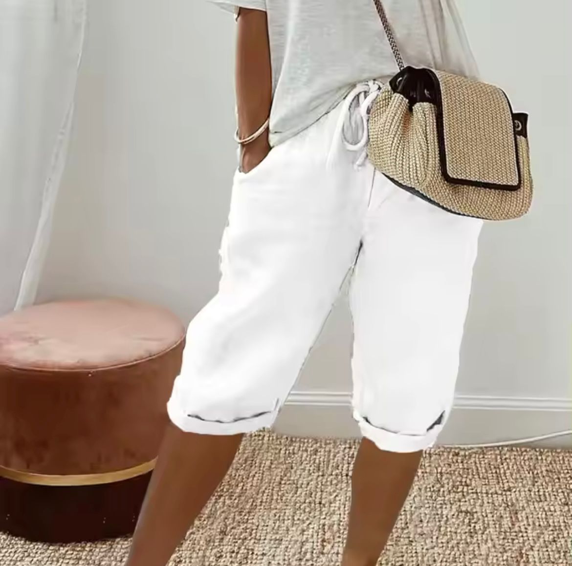 Hedwig™ | Short Linen Trousers