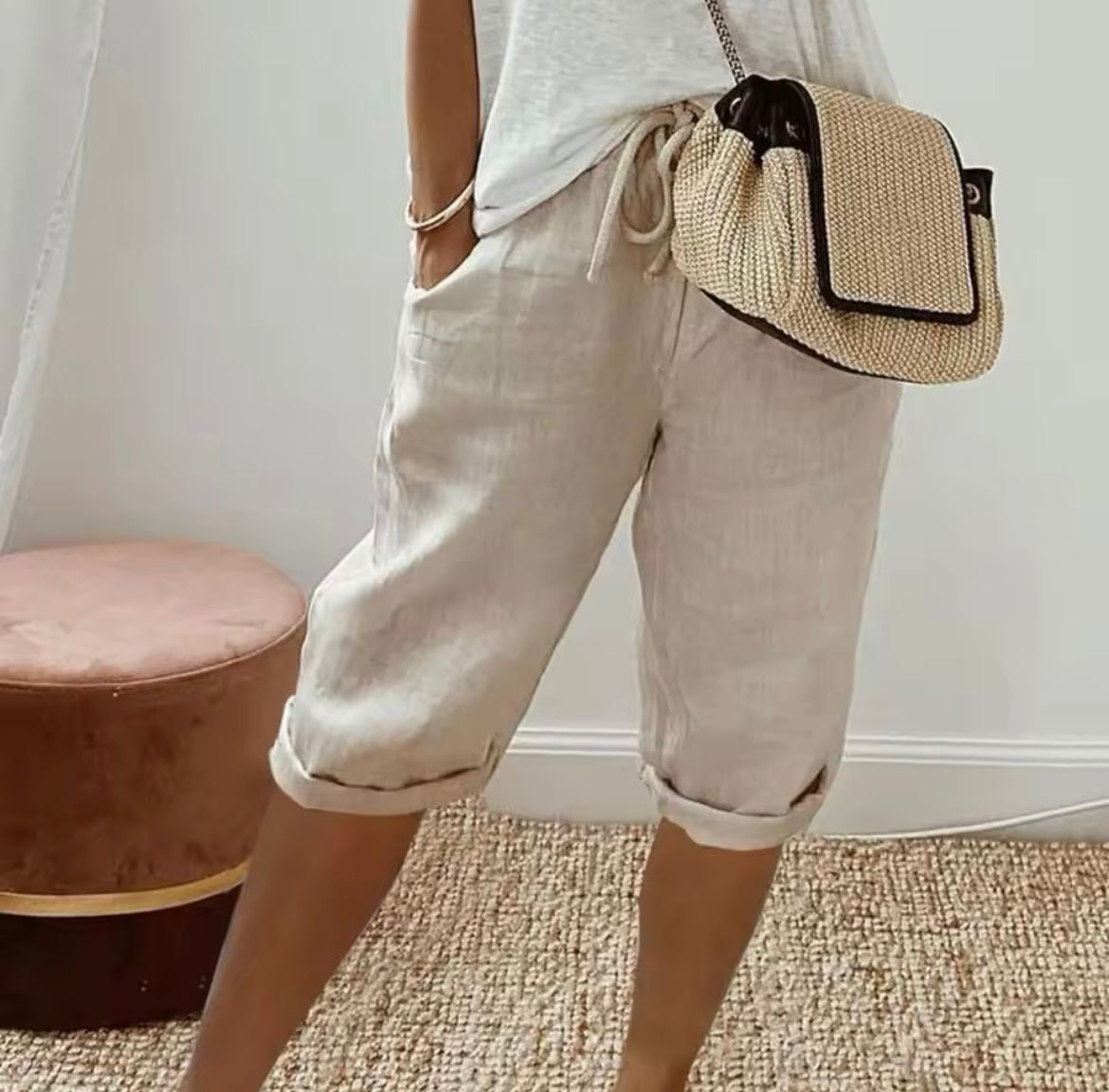 Hedwig™ | Short Linen Trousers
