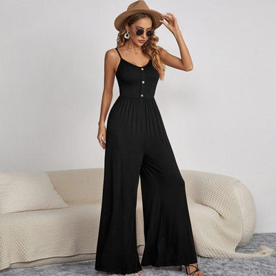 Kylie™ | Backless Casual Pocket Jumpsuit