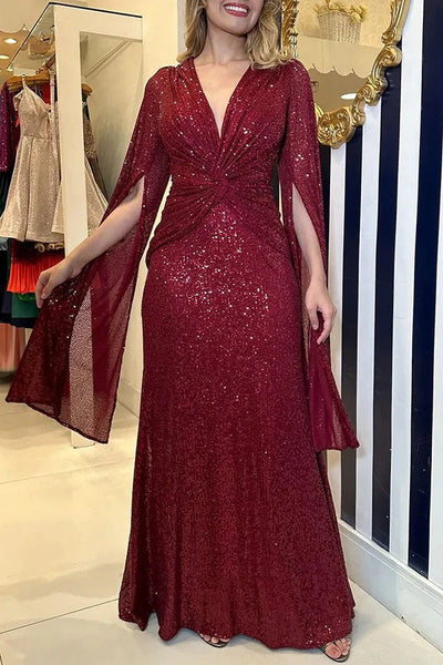 Amal - Elegant Stylish Satin Dress