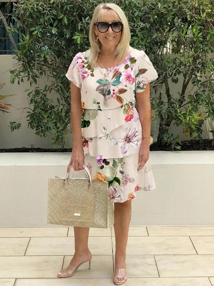 Émilie™ | Elegant Floral Maxi Dress