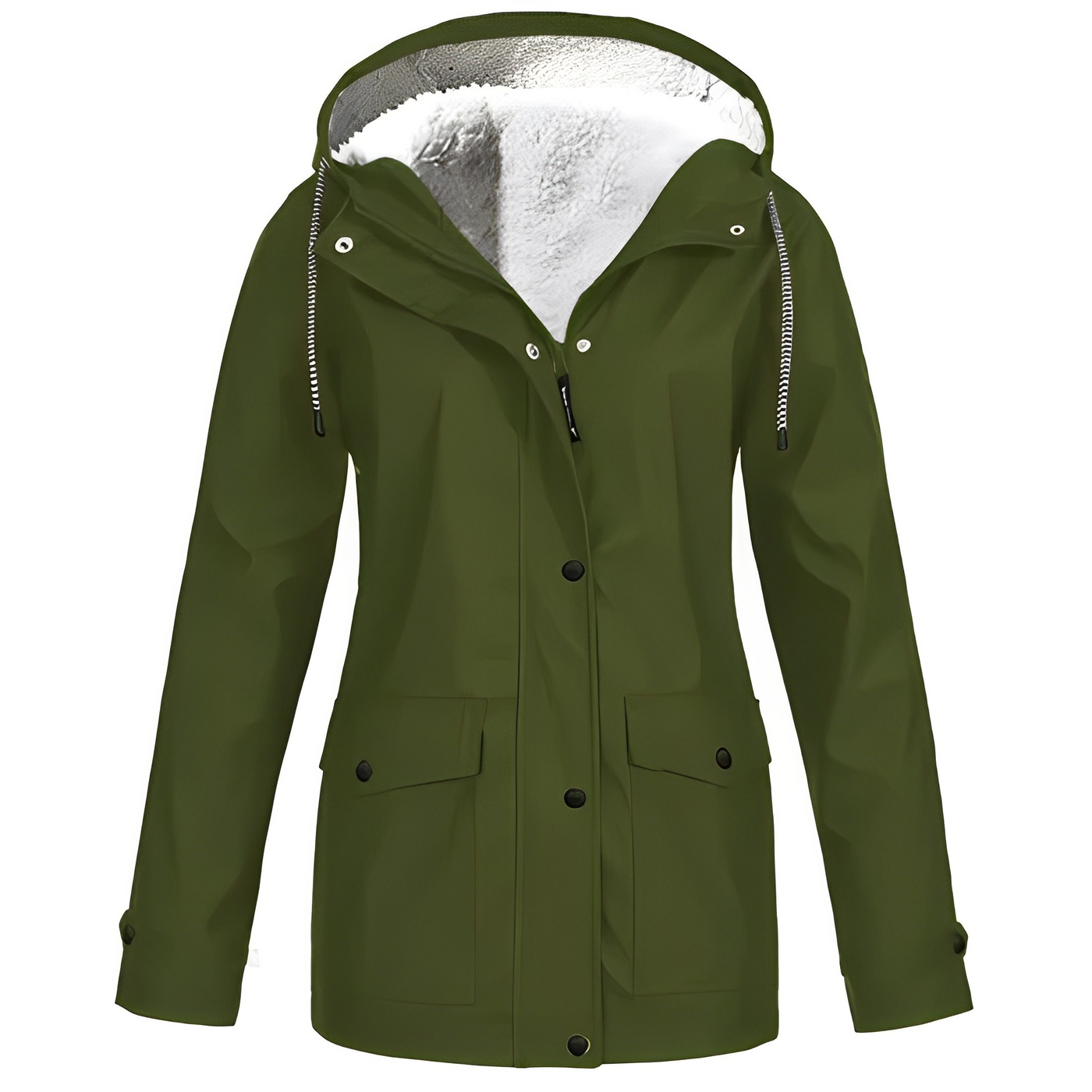 Elvira | Fleece-Lined Raincoat for Women