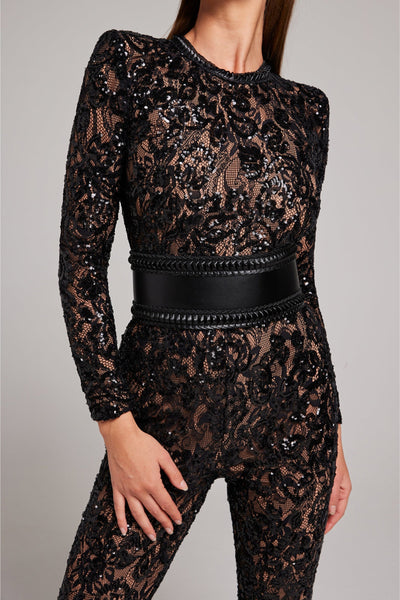 Solène™ | Chic Lace Jumpsuit