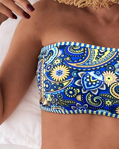 Baybay™ | Two-Piece Swimsuit in Ethnic Style Print