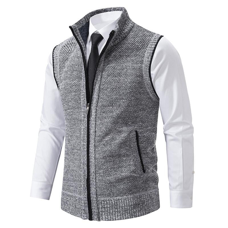 Bremer | Knitted Sleeveless Fleece Vest