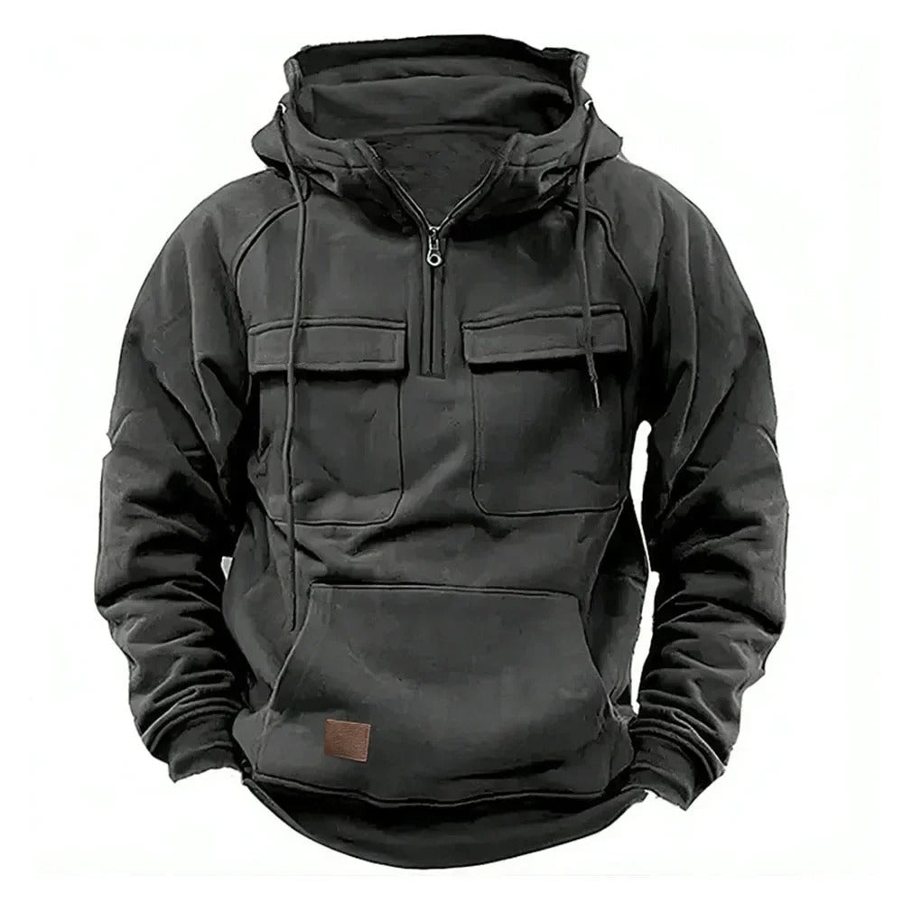 Dave | Stylish Mutli-Pocket Hoodie