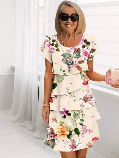 Émilie™ | Elegant Floral Maxi Dress