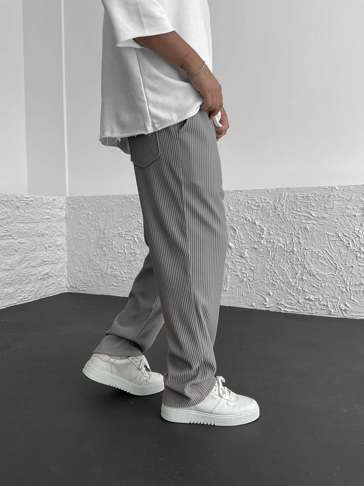 Lair™ | Ribbed Relaxed Fit Trousers