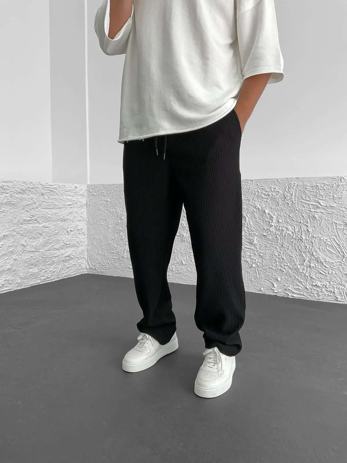 Lair™ | Ribbed Relaxed Fit Trousers
