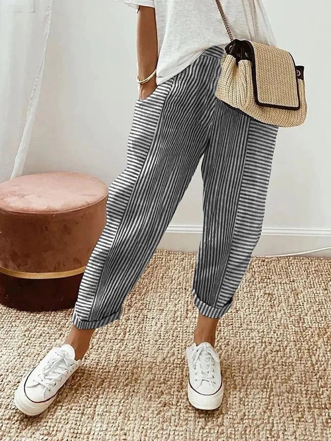 Lore™ | Stylish Striped Trousers
