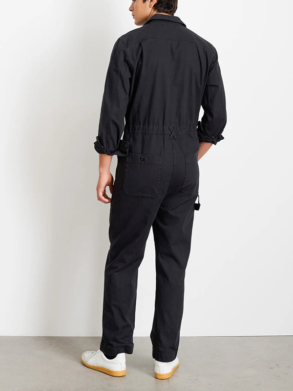 Slim-Fit Overall for Men with Zip