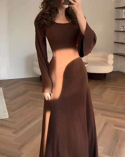 Eta™ | Elegant Knitted Maxi Dress