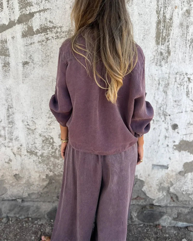Atlas™ | Stylish Linen Two-Piece Set